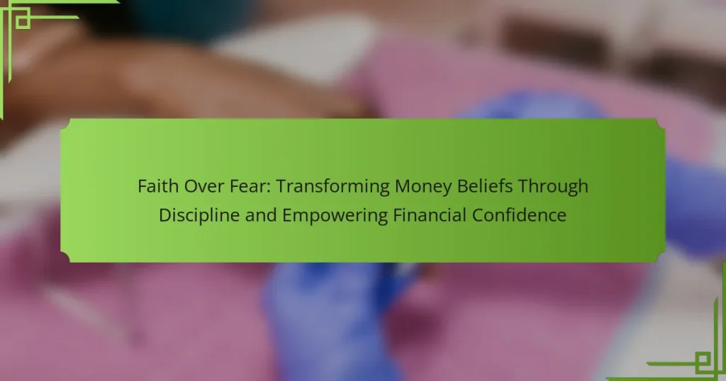 Faith Over Fear: Transforming Money Beliefs Through Discipline and Empowering Financial Confidence