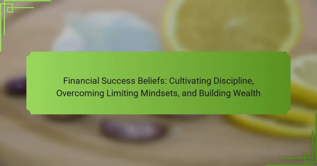 Financial Success Beliefs: Cultivating Discipline, Overcoming Limiting Mindsets, and Building Wealth