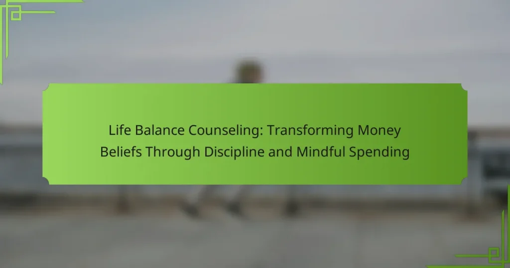Life Balance Counseling: Transforming Money Beliefs Through Discipline and Mindful Spending