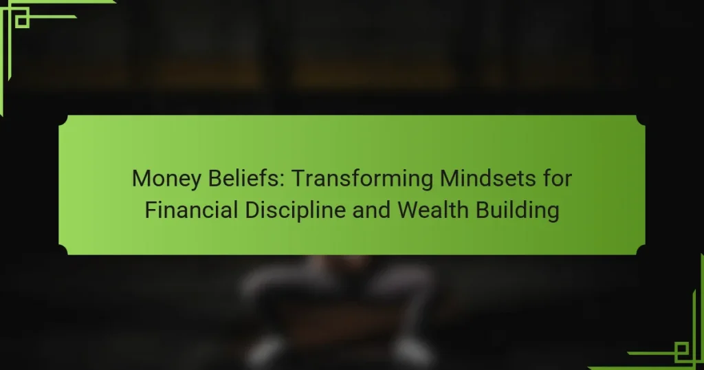 Money Beliefs: Transforming Mindsets for Financial Discipline and Wealth Building
