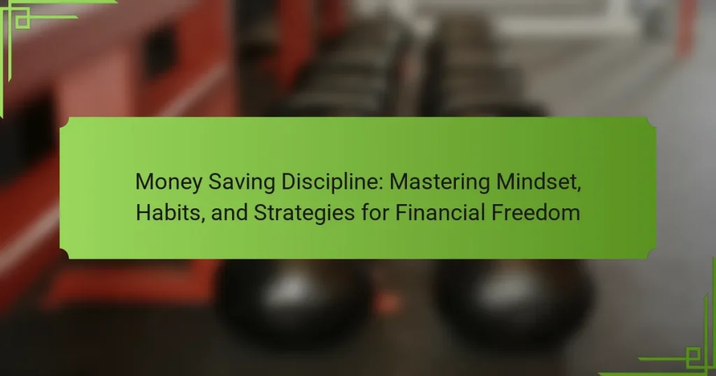 Money Saving Discipline: Mastering Mindset, Habits, and Strategies for Financial Freedom