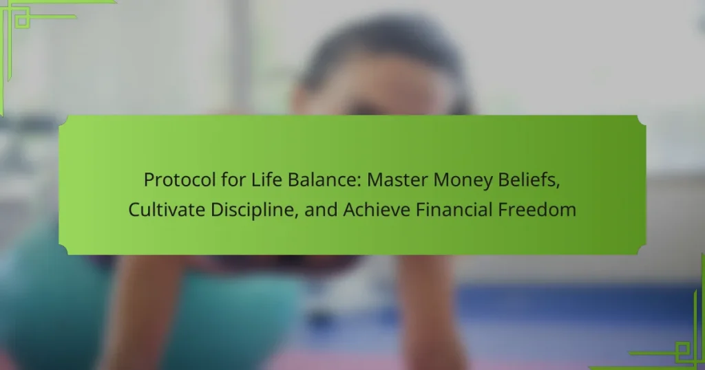 Protocol for Life Balance: Master Money Beliefs, Cultivate Discipline, and Achieve Financial Freedom