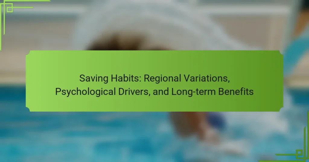 Saving Habits: Regional Variations, Psychological Drivers, and Long-term Benefits